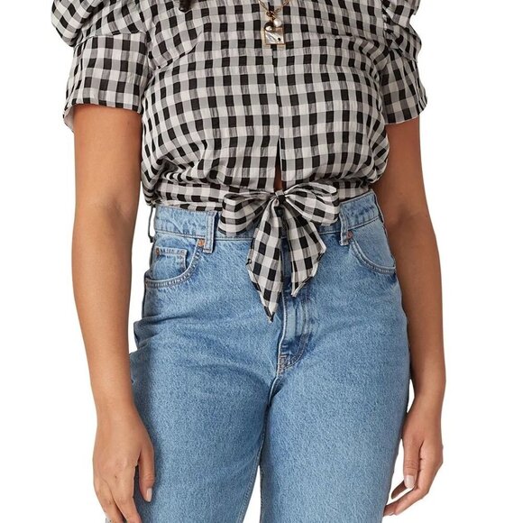 Cosmopolitan X DTP Dulce Crop Top Black White Size Small or Large NWT - Picture 7 of 13